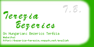 terezia bezerics business card