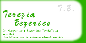 terezia bezerics business card